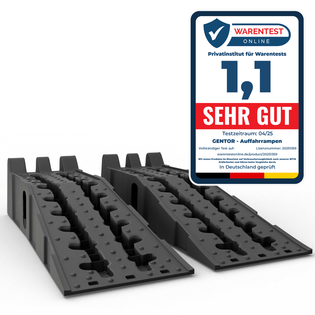 GENTOR Auffahrrampen PKW [2er Set] bis zu 5 Tonnen