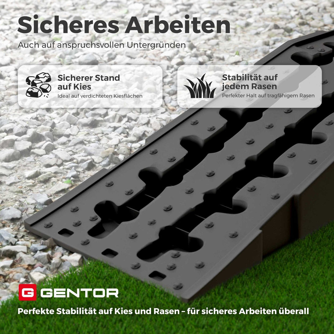 GENTOR Auffahrrampen PKW [2er Set] bis zu 5 Tonnen